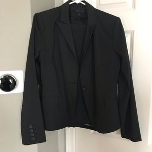 Express Black Pinstripe Suit size 12